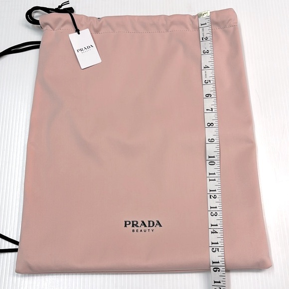 PRADA PARADOXE PINK/BLACK REVERSIBLE DRAWSTRINGS BACKPACK - Picture 11 of 12